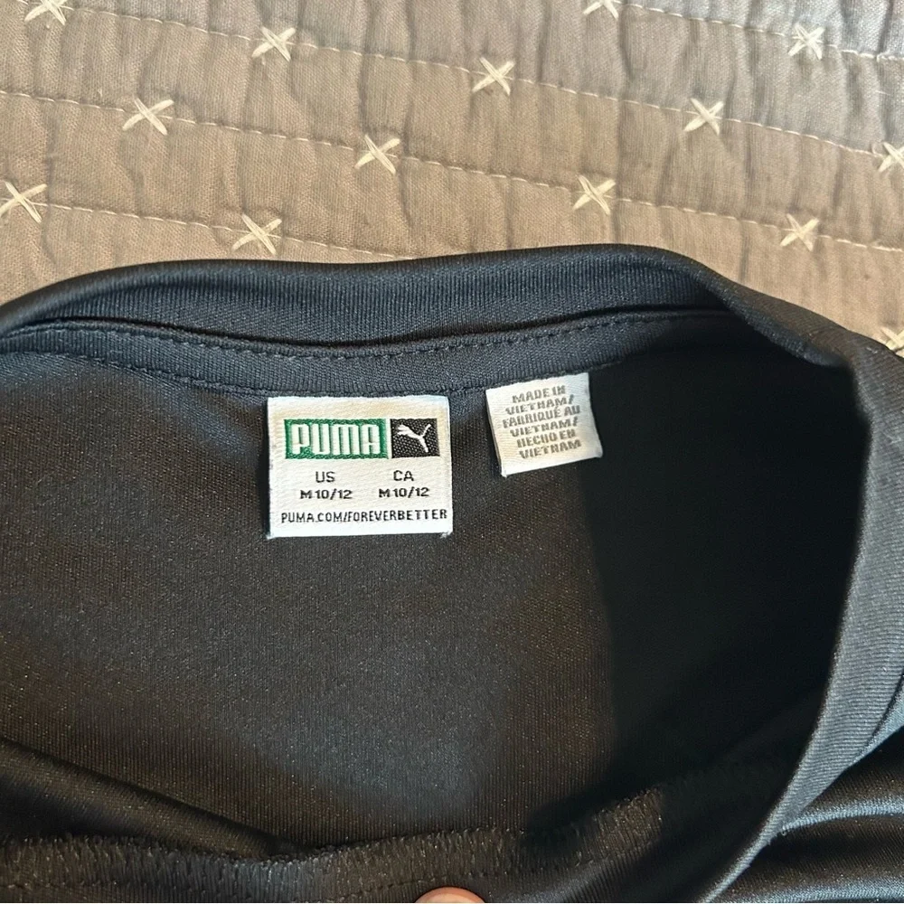 (Bundle 3 for $15) Puma Black Long Sleeve Dry-Fit M (10/12)